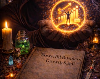 Feitiço Poderoso para Crescimento Empresarial | Ritual para Atrair Sucesso, Clientes e Oportunidades | Energia para Impulsionar Vendas e Expandir a Prosperidade