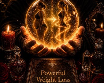 Poderoso Feitiço para Emagrecimento | Ritual para Hábitos Saudáveis, Motivação e Autoconfiança | Bem-estar, Disciplina e Energia Positiva