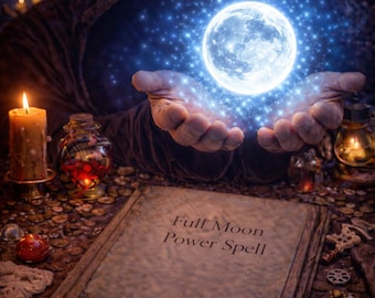 Feitiço de Poder da Lua Cheia | Ritual de Amplificação da Energia Lunar | Manifestação, Liberação da Força Espiritual