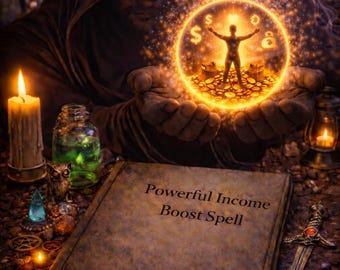 Feitiço Poderoso para Aumentar a Renda | Ritual para Fluxo de Dinheiro, Oportunidades e Crescimento Financeiro | Energia de Abundância, Sucesso e Prosperidade