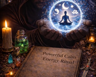 Poderoso Ritual de Energia Calmante | Alívio do Estresse, Paz Interior e Equilíbrio Emocional | Relaxamento, Serenidade e Aterramento