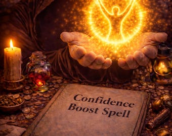 Hechizo para aumentar la confianza / Ritual de poder personal para la autoestima / Energía de coraje, carisma y empoderamiento