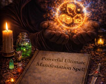 Poderoso hechizo de manifestación definitiva / Ritual de amplificación de intenciones y alineación de objetivos / Energía para el éxito, la claridad y las oportunidades