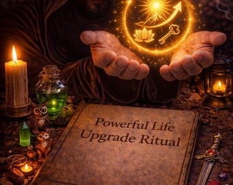 Poderoso ritual de mejora de vida / Hechizo de transformación, éxito y crecimiento personal / Reinicio de energía, claridad y nuevos comienzos
