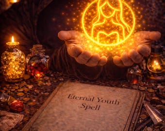 Feitiço da Juventude Eterna | Ritual de Radiância, Vitalidade e Energia Sem Idade | Confiança, Brilho e Renovação Interior