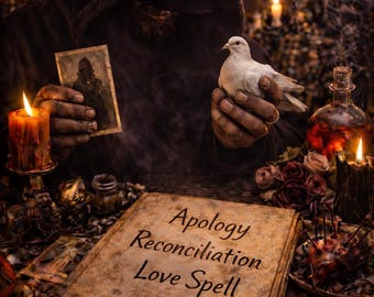 Feitiço de Amor para Reconciliação e Pedido de Desculpas | Ritual de Cura e Perdão | Energia de Cura Emocional e Reunião | Feitiço para Reparação de Relacionamentos