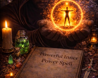 Poderoso hechizo de poder interior / Ritual de fuerza, confianza y autodominio / Empoderamiento de la energía personal y la claridad