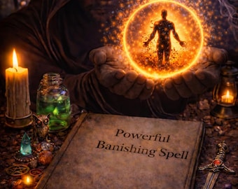 Poderoso Feitiço de Banimento | Remove Energia Tóxica e Fortalece Limites | Ritual de Proteção e Libertação para um Ambiente Pacífico
