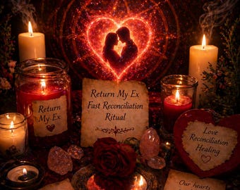 Feitiço para Trazer Meu Ex de Volta | Reconciliação Amorosa, Ritual de Cura Emocional (Serviço Digital)