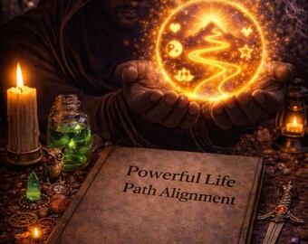 Poderoso ritual de alineación del camino de vida / propósito, dirección y claridad / manifestación, flujo de oportunidades de intuición