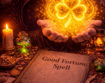 Hechizo de buena fortuna / Ritual de suerte, oportunidad y energía positiva / Prosperidad, éxito y alineación favorable