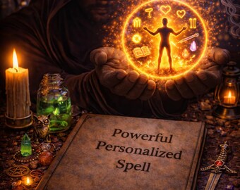 Poderoso hechizo personalizado / Ritual de manifestación a medida / Amor, dinero, éxito y alineación energética