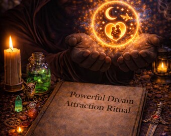 Poderoso ritual para atraer sueños / Hechizo para manifestar deseos y alinear la visión / Energía para la intención, la claridad y la oportunidad