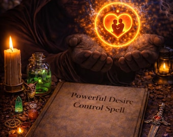 Poderoso hechizo para controlar los deseos / Ritual de autodominio, enfoque y equilibrio emocional / Fuerza interior, claridad y alineación de la pasión