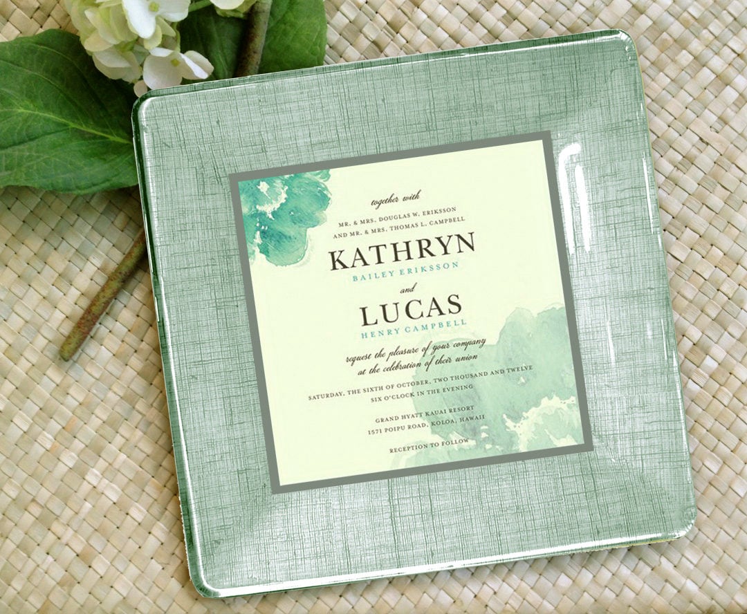 Wedding invitation keepsake personalized wedding gift idea Etsy