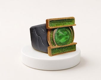 Green Lantern ring - LANTERNS 2026 , Resin Printed, Painted, Hand Finished & Coated