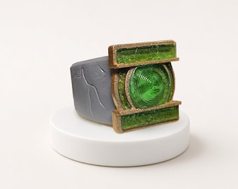 Green Lantern ring - LANTERNS 2026 , Resin Printed, Painted, Hand Finished & Coated