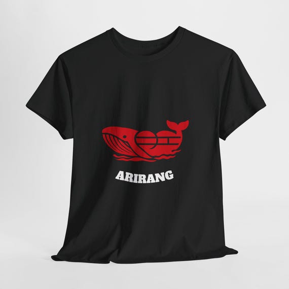 Arirang Whale Logo BTS Tee, Back Names of Members - Etsy