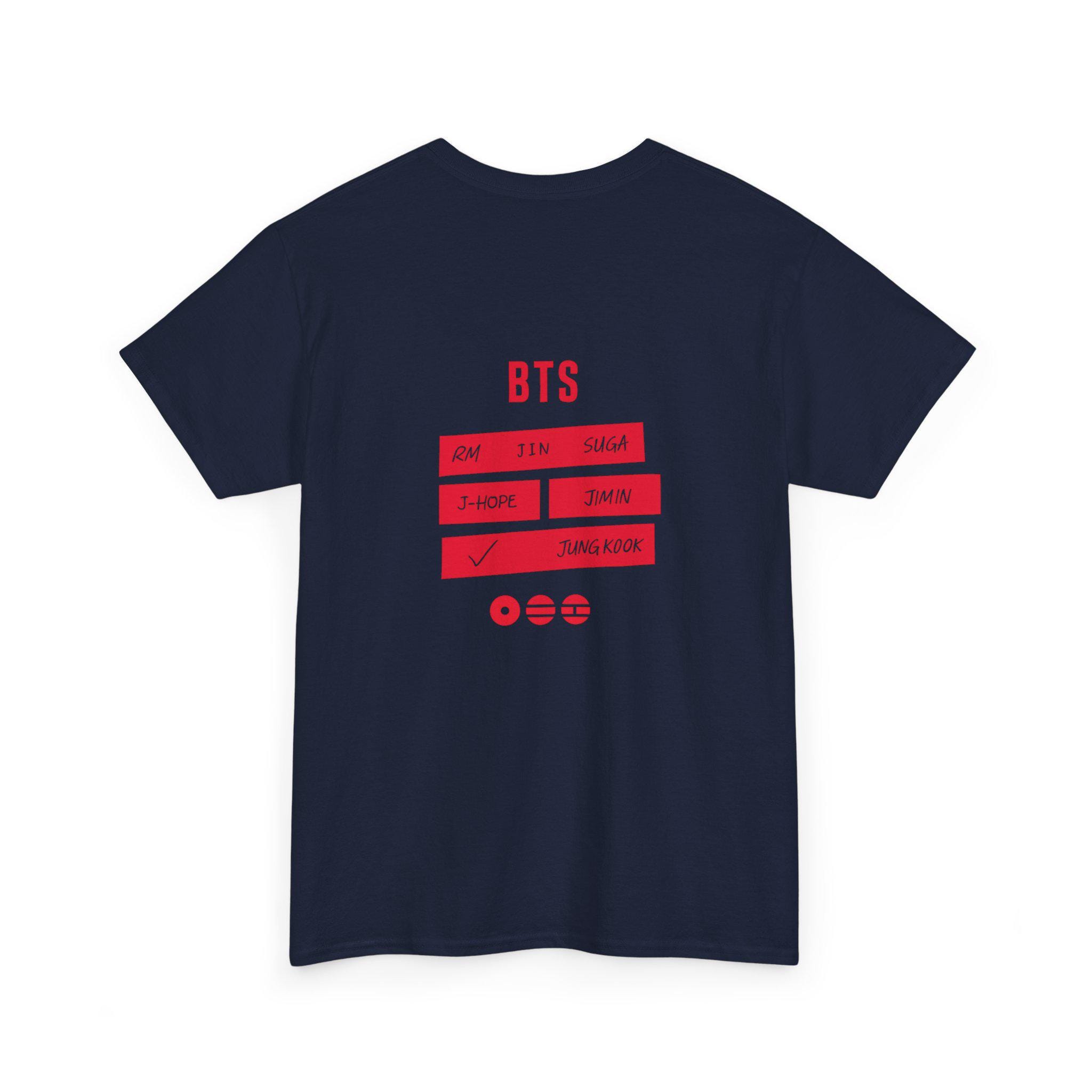 Arirang Whale Logo BTS Tee, Back Names of Members - Etsy