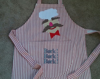 Kid Swedish Chef Apron - Perfect for ages 2 to 10 A Great Halloween Costume!