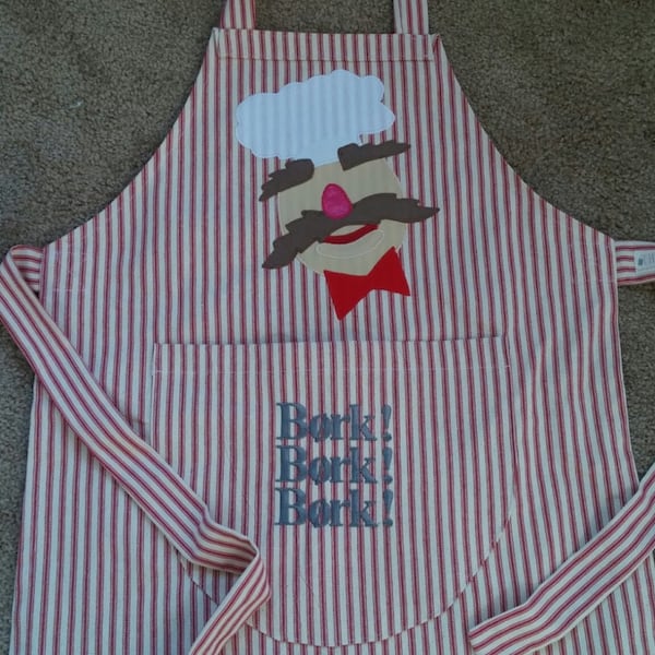 Kid Swedish Chef Apron - Perfect for ages 2 to 10 A Great Halloween Costume!