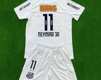 Camiseta infantil de Neymar Jr. n.° 11 – Santos FC Local 2011/2012