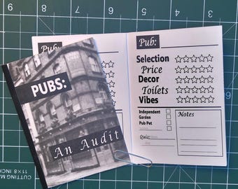 Pubs: An Audit - A zine for rating and reviewing pubs