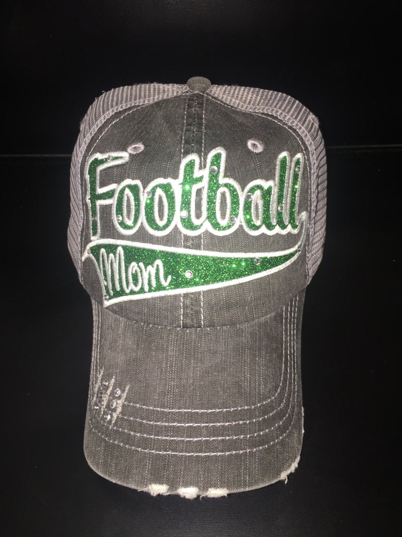Personalized Football Mom Hat Etsy