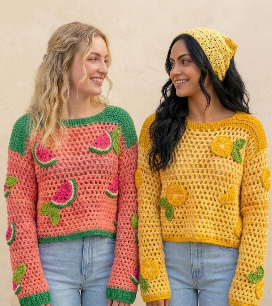 Fruit Crochet Top - Etsy