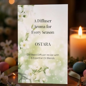 Reed Diffusor Rezept DIY ätherische Ölmischungen Anleitung Düfte Wohnkultur Geschenkidee Frühling ausdruckbar