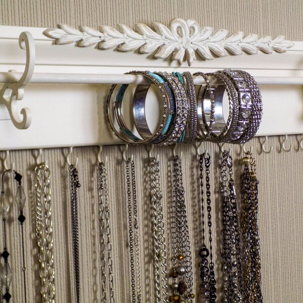 RESERVED For WENDY 2-Bracelet/necklace hanger organizers 1 is 20 inches and 1 is 16 inches wide. Both as shown in photo