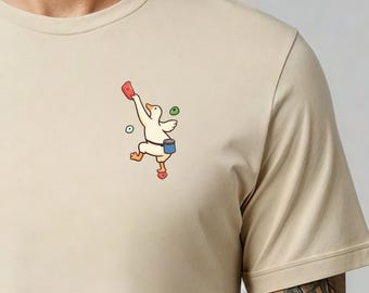 Bouldering Silly Goose Shirt, Bouldern T-Shirt, Klettern Shirt Unisex, Kletterer Geschenk, Felsklettern Tee