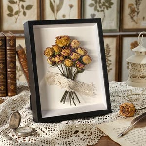 Nordic Wooden Shadow Box Frame, 3cm Deep Display, DIY Photo Art (Multiple Sizes)