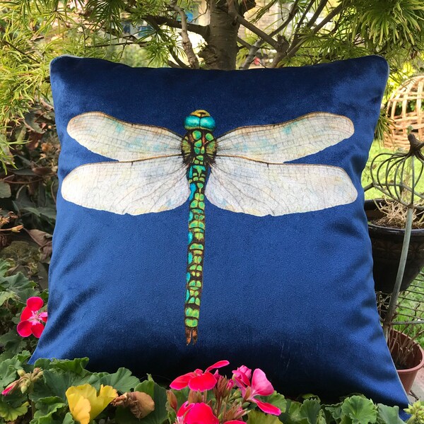 Dragonfly Pillow Etsy