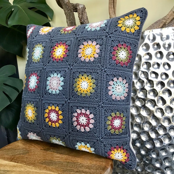 Crochet Cushion Etsy UK