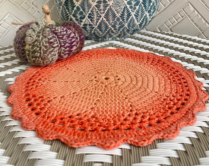 Crochet Place Mat, Crochet Place Mat, Crochet Plant Pot, Crochet Table