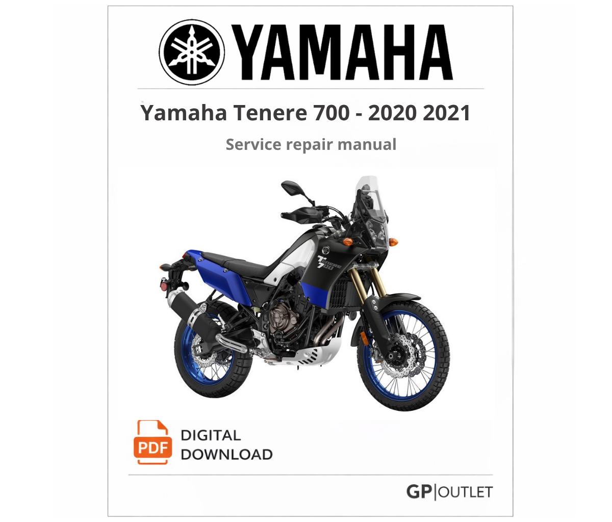 Yamaha Tenere 700 2023 - 2024 Service Manual PDF Digital Download