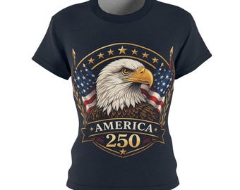 Camiseta con águila patriótica, camiseta del 250 aniversario de Estados Unidos, camiseta gráfica estadounidense.