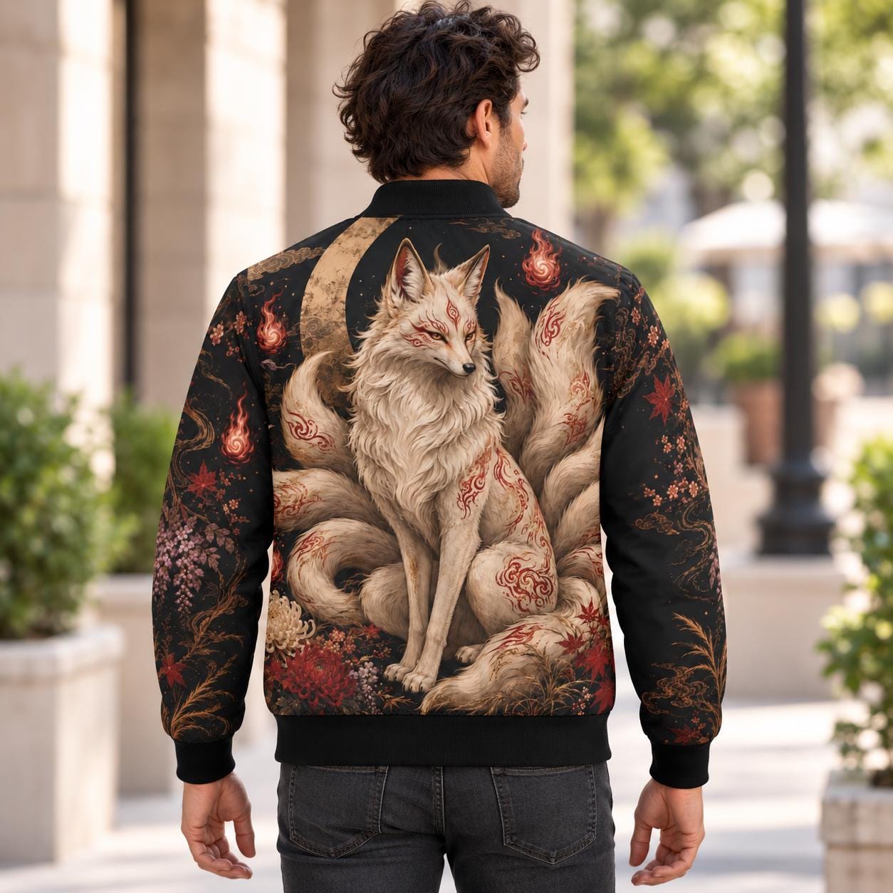 Japanese Art Jacket - Etsy