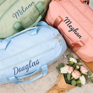 Monogrammed Duffel Bag,Gym Bag Luggage,Baby Bag,Weekender Bag,Custom Sports Bag,Wet Dry Bag,Personalized Gym,Crossbody Duffle,Travel Bag