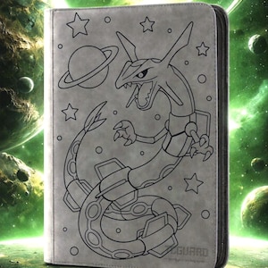 rayquaza card binder Custom Rayquaza Card Binder | Pokmon Binder | Trading Card Album | Pokmon TCG Storage