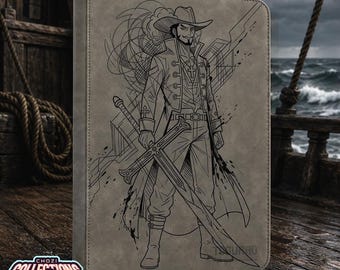 Dracule Mihawk One Piece 9 Pocket Binder, Side-Loading Card Storage, standard size