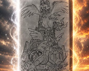 Pokémon Zekrom and Reshiram laser engraved card binder, 9 pocket standard binder size