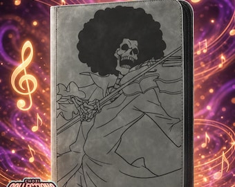 Brook One Piece laser engraved card binder, made to order, standard size