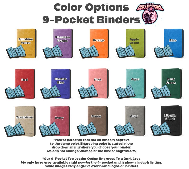 Portgas D. Ace One Piece 9 Pocket Binder, Side-Loading Card Storage, standard size image 5