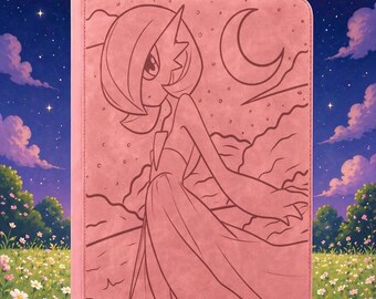 Pokémon Gardevoir laser engraved card binder, 9 pocket standard binder size