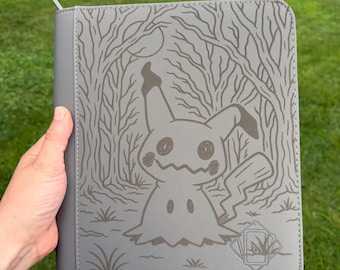 Mimikyu 4 Pocket Top Loader Binder, Made To Order