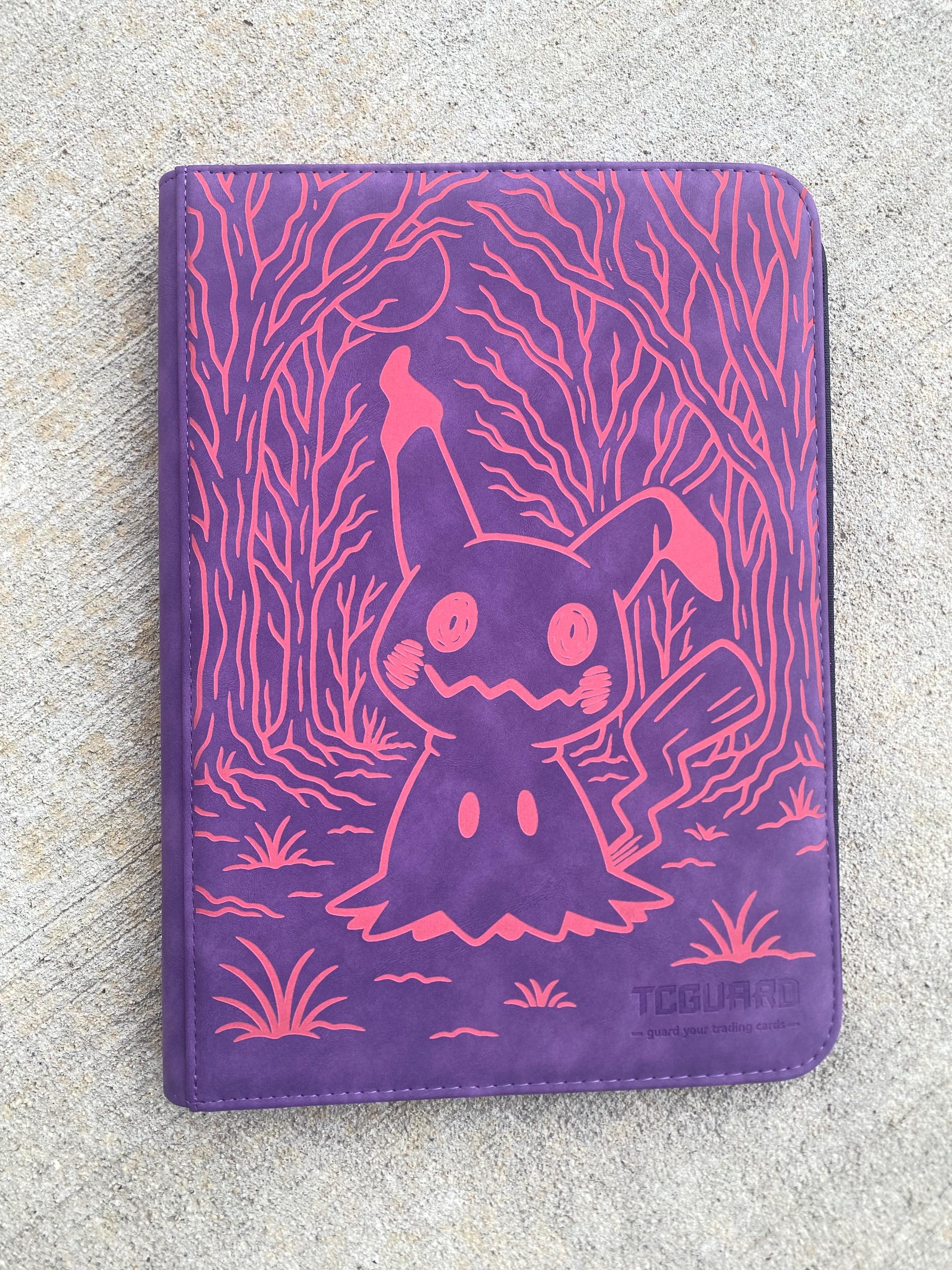mimikyu pokemon card binder Refill Collection Dragapult BALL FREAK Mimikyu Pokmon Laser Engraved Card