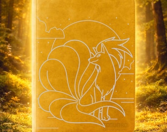 Pokémon Ninetales laser engraved card binder, 9 pocket standard binder size