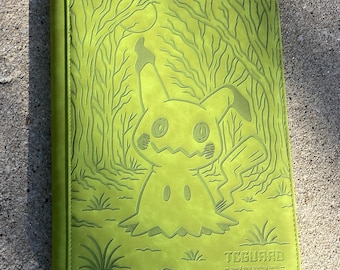 mimikyu card binder Customized Vault X 12 Pocket Binder  Laser Engraved With Mimikyu Design |  Premium Pokmon TCG Storage